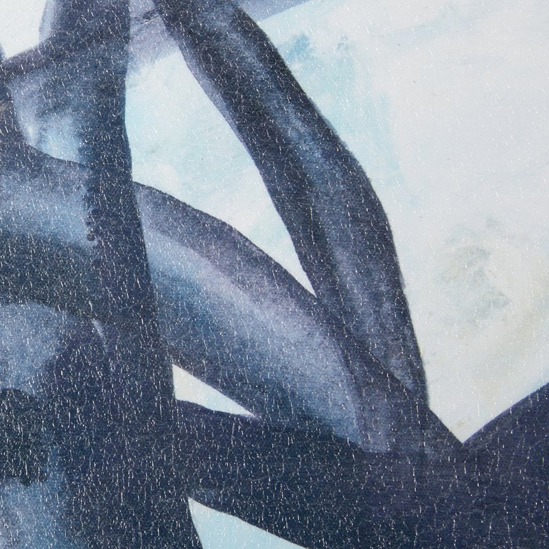 'Blue Bliss' 5 Piece Framed Graphic Art Print Set on Wood - Image 6