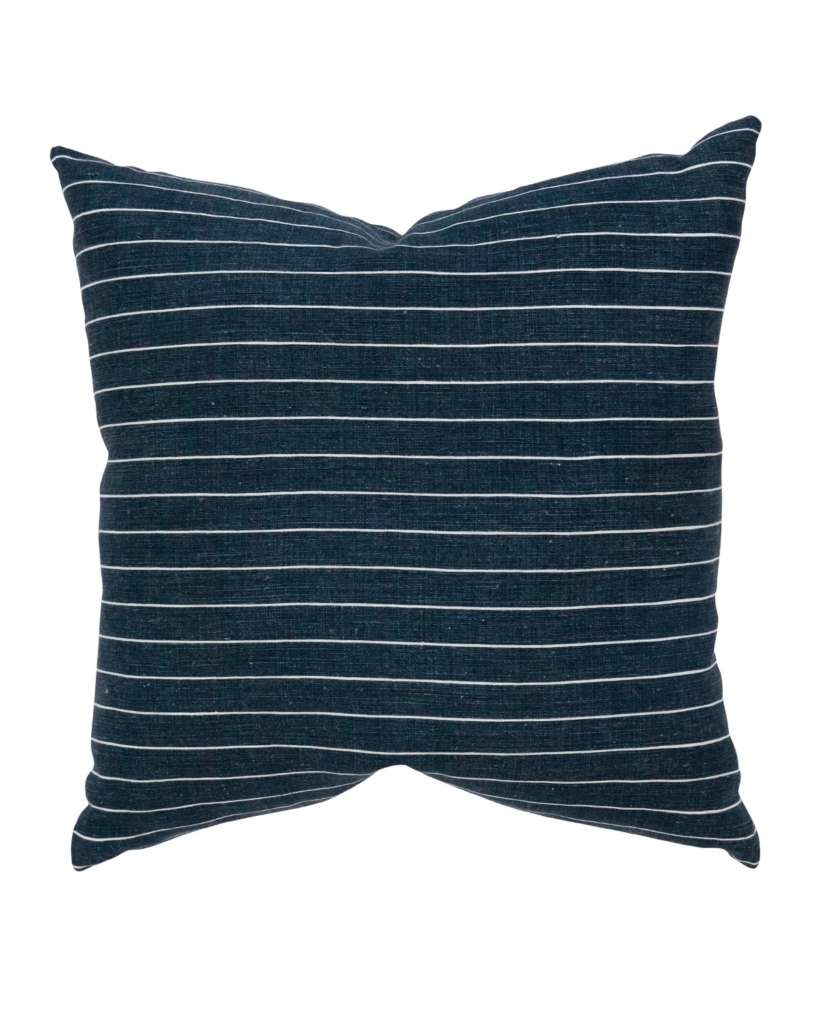 ALDON PILLOW WITH DOWN INSERT - NAVY - 22" x 22" - Image 0