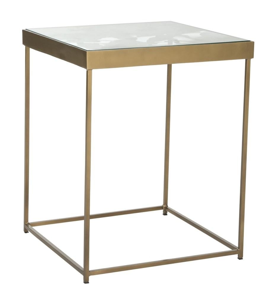 Lilian Leaf Side Table - Antique Brass - Arlo Home - Image 3