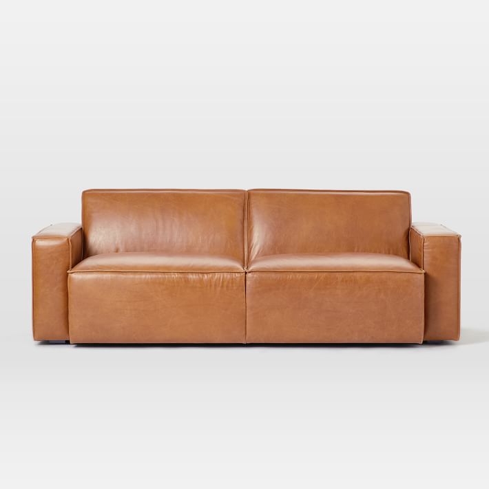 Sedona Sofa, Leather, Nut Saddle - Image 0