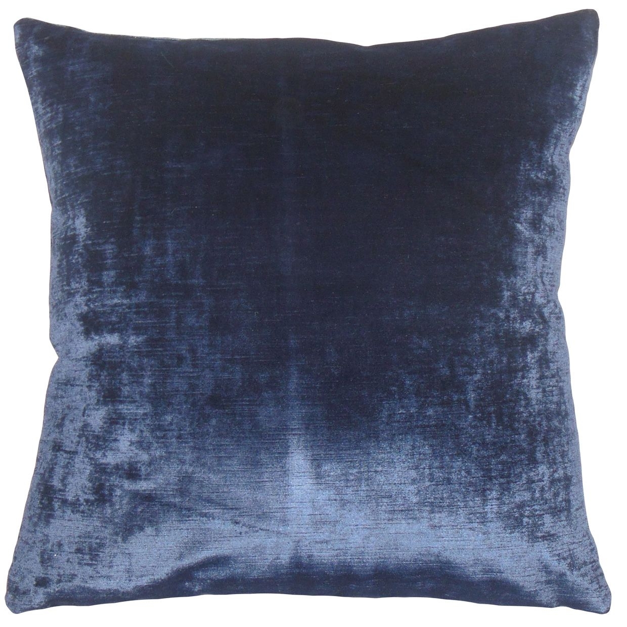 Classic Velvet Pillow, Blue, 20" x 20" - Image 0