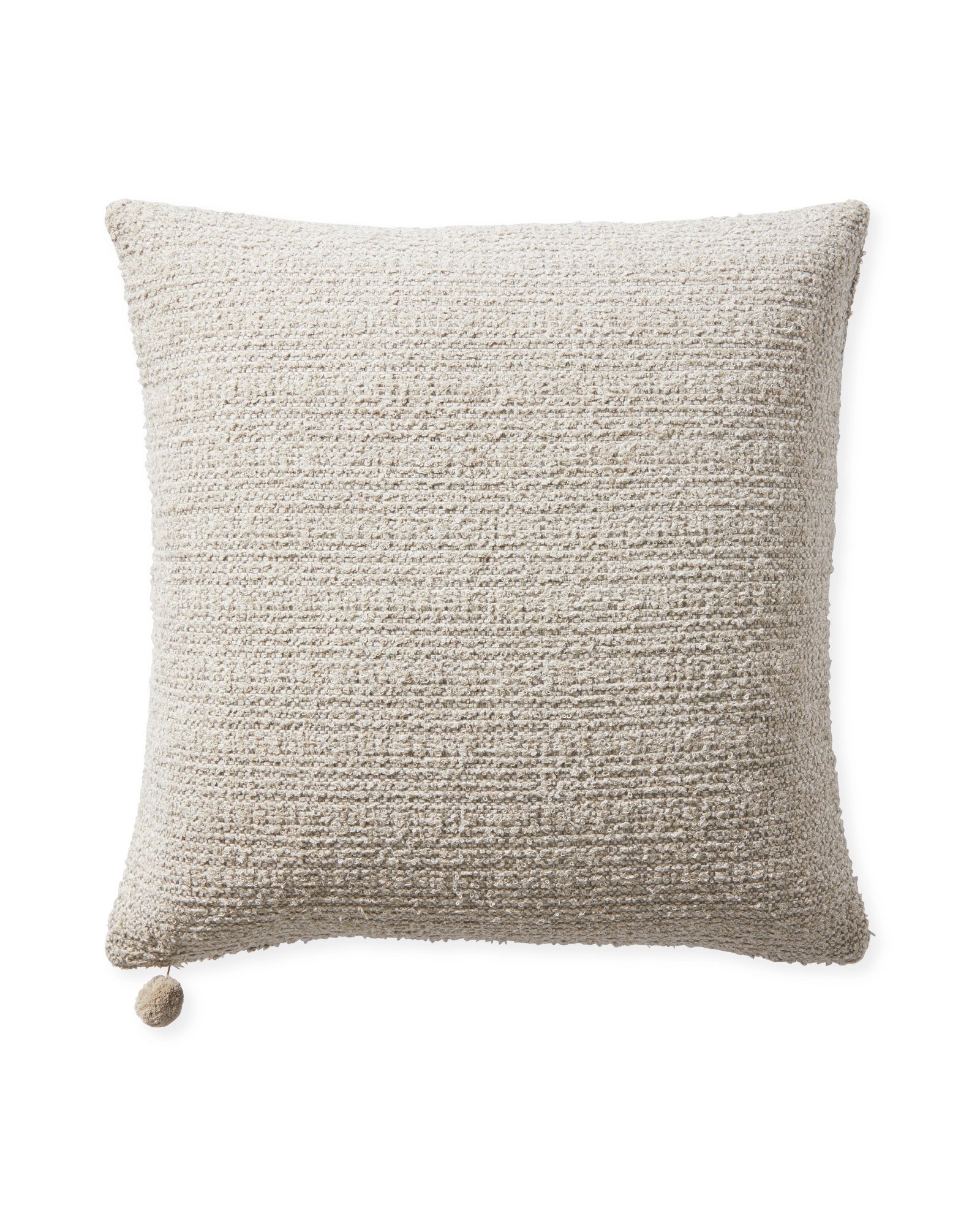 Perennials Performance Textured Loop 22" SQ Pillow Cover - Sand - Insert sold separately - Image 0