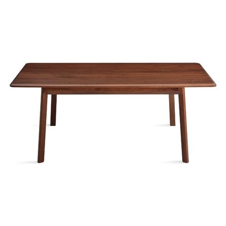 Blu Dot Keeps 100" Dining Table Color: Walnut, Size: 30" H x 77" W x 38" D - Image 4