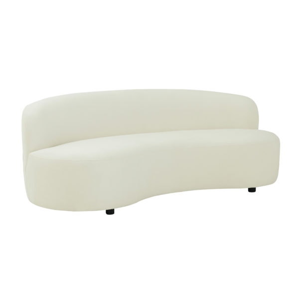 Cannellini Cream Velvet Sofa - Image 2