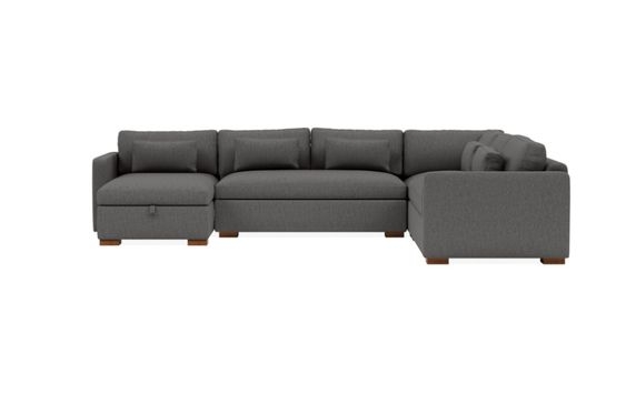 CHARLY Corner Sectional with Left Storage Chaise- 147"x112" - Image 0