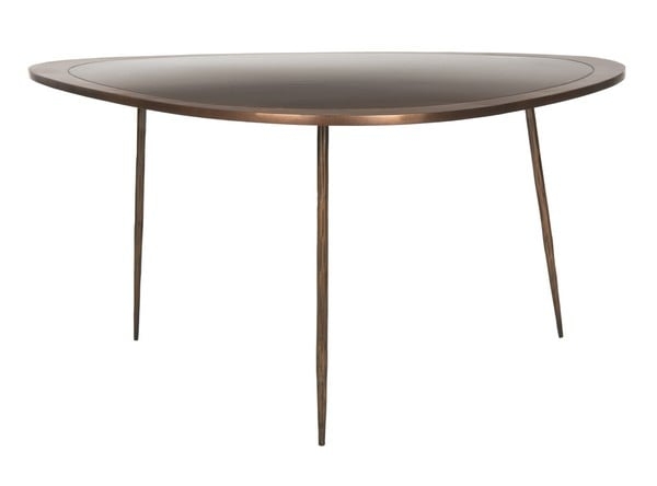 Ayla Coffee Table - Antique Copper - Safavieh - Image 0