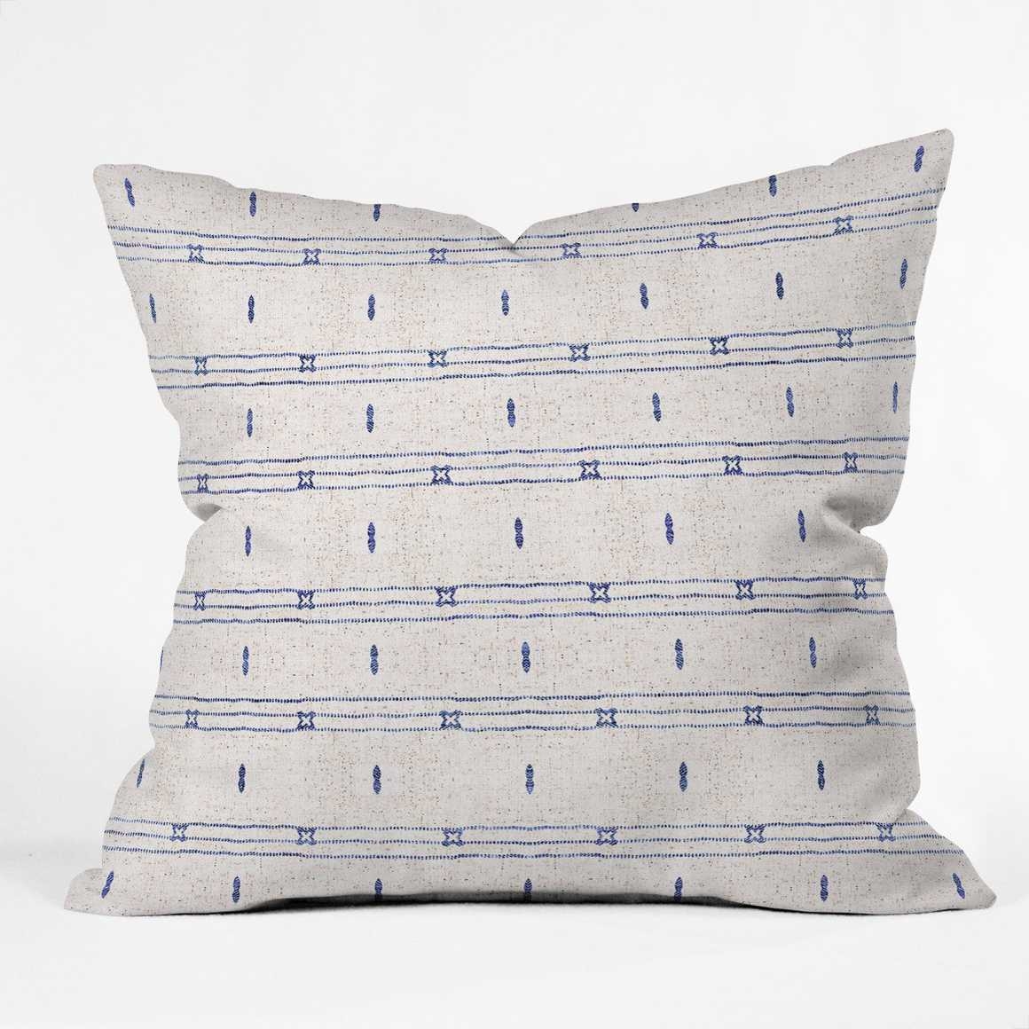 French Linen Stripe Indoor pillow - Image 0