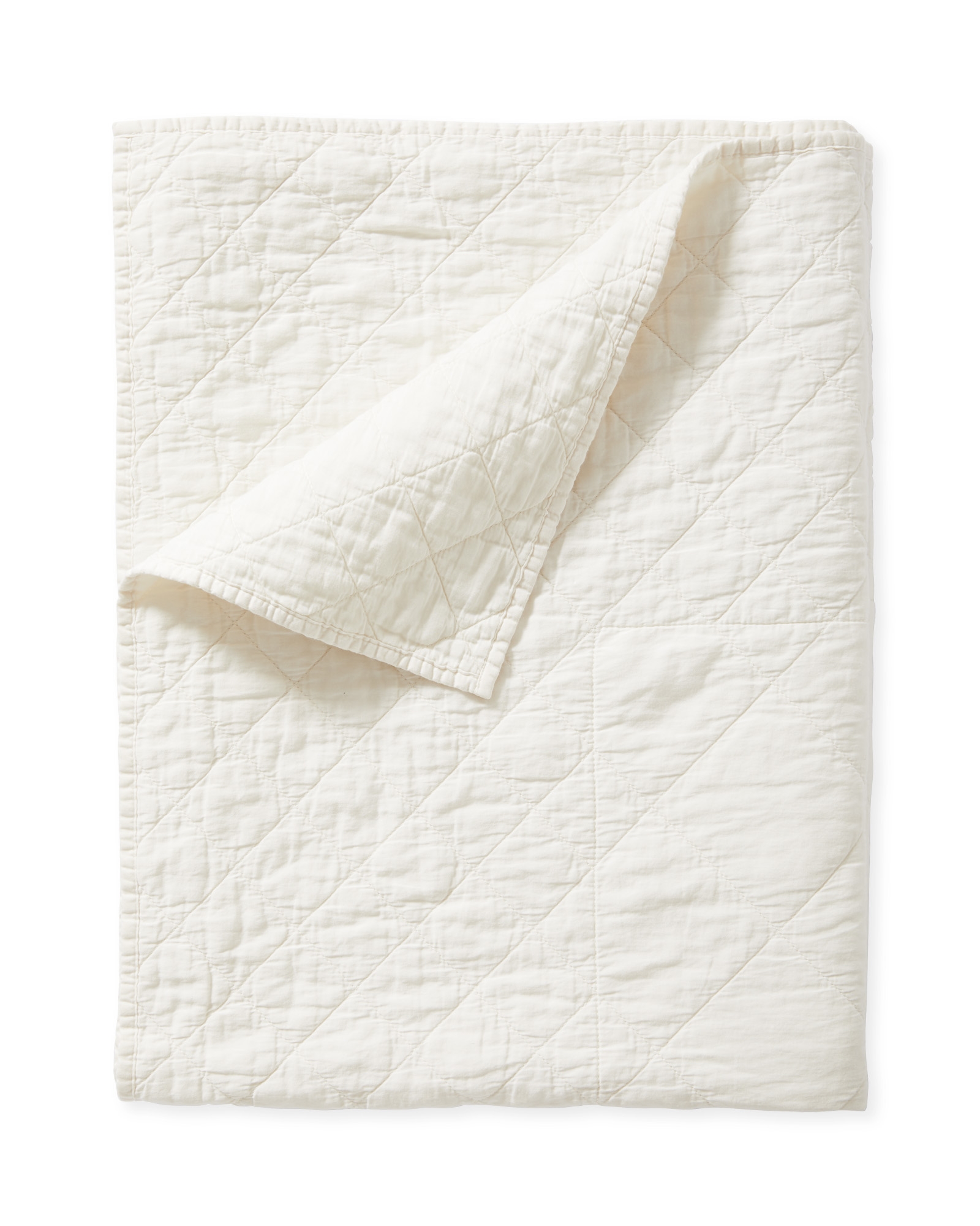 Augustine King/Cal King Quilt - Ivory - Polyester Fill - Image 0