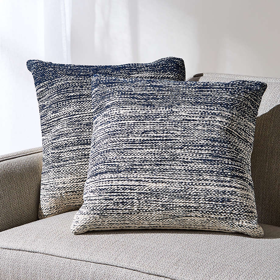Enzo Blue Ombre Pillows 20", Set of 2 - Image 0