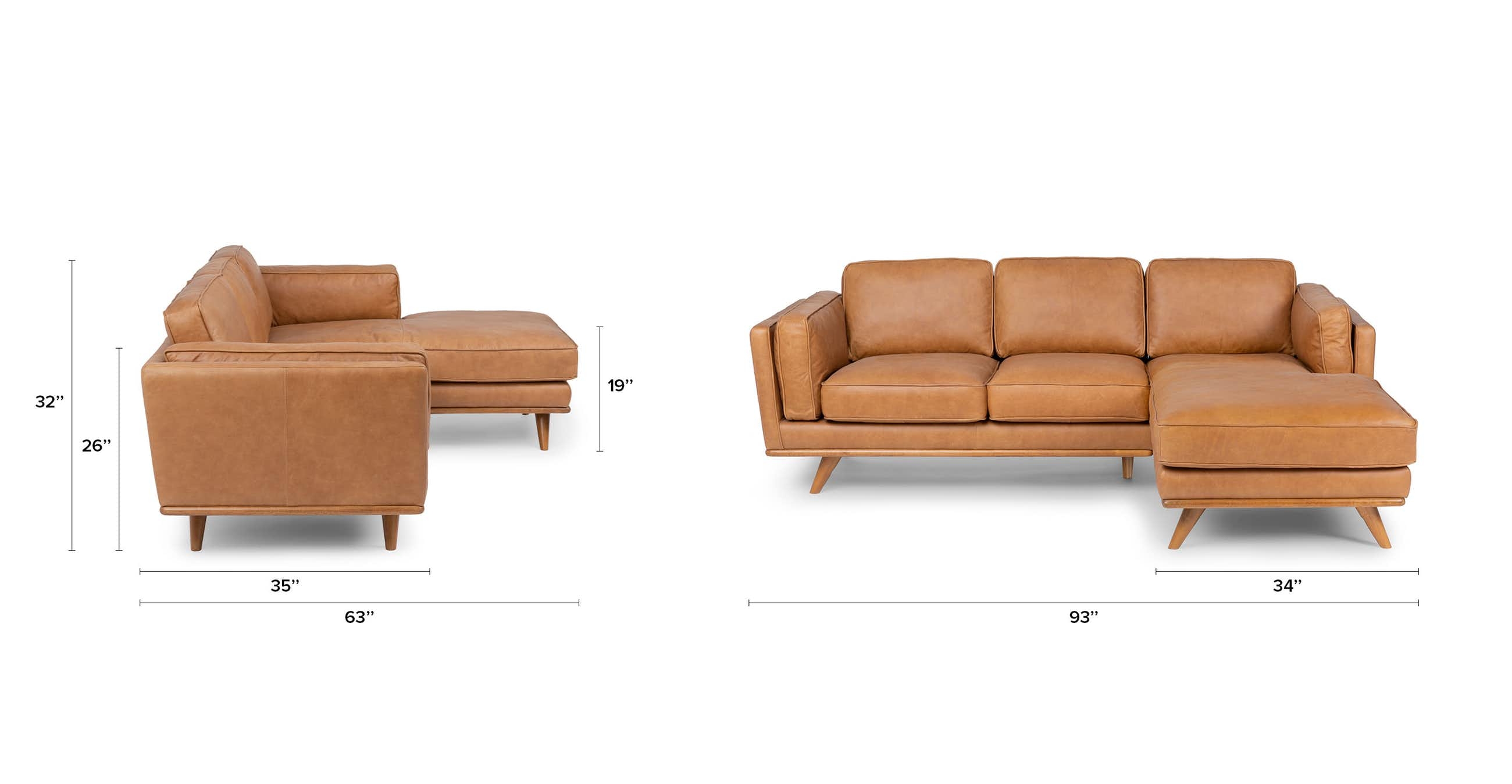 Timber Charme Tan Right Sectional - Image 6