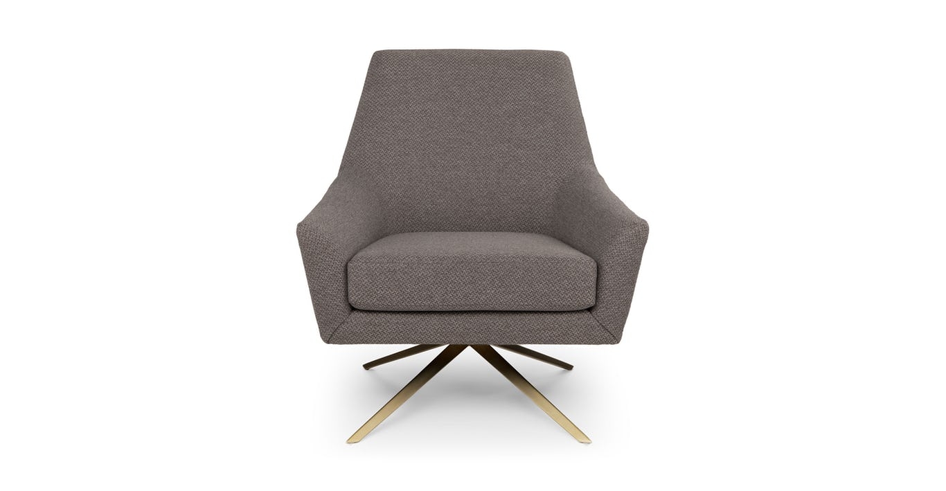 Spin Desert Gray Swivel Chair - Image 0