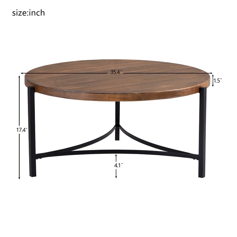 Stagg 3 Legs Coffee Table - Image 1