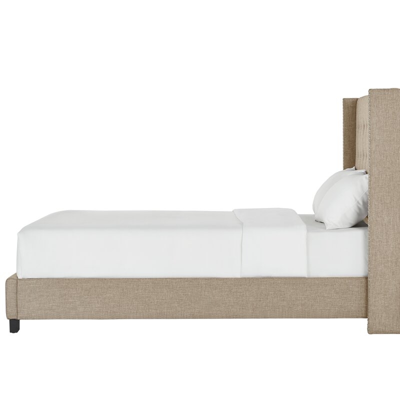 Bourgeois Tufted Upholstered Panel Bed - Image 1