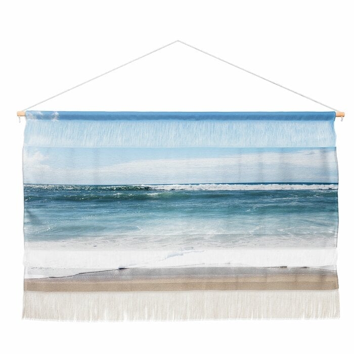 Sea Shore by Bree Madden Wall Hanging Rod Included - Image 0