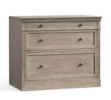Livingston 2-Drawer Lateral File Cabinet, Gray Wash - Image 1
