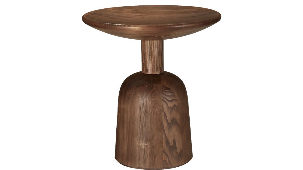 macbeth hemlock natural wood side table - Image 0