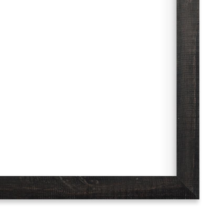 nelly dean - 54"x 40"- Distressed Charcoal Stain Frame - Image 1