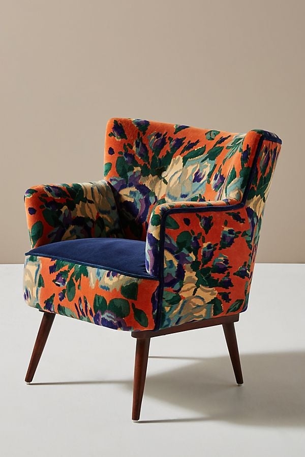 Velvet Tanya Petite Accent Chair - Image 0