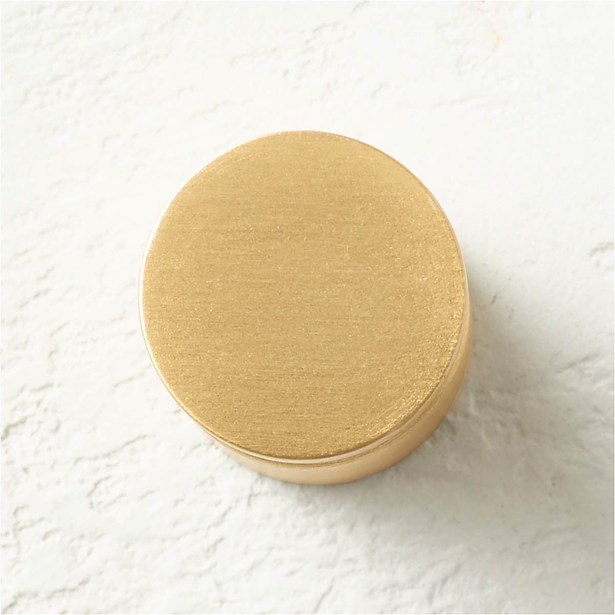 Andie Brushed Brass Knob - Image 0