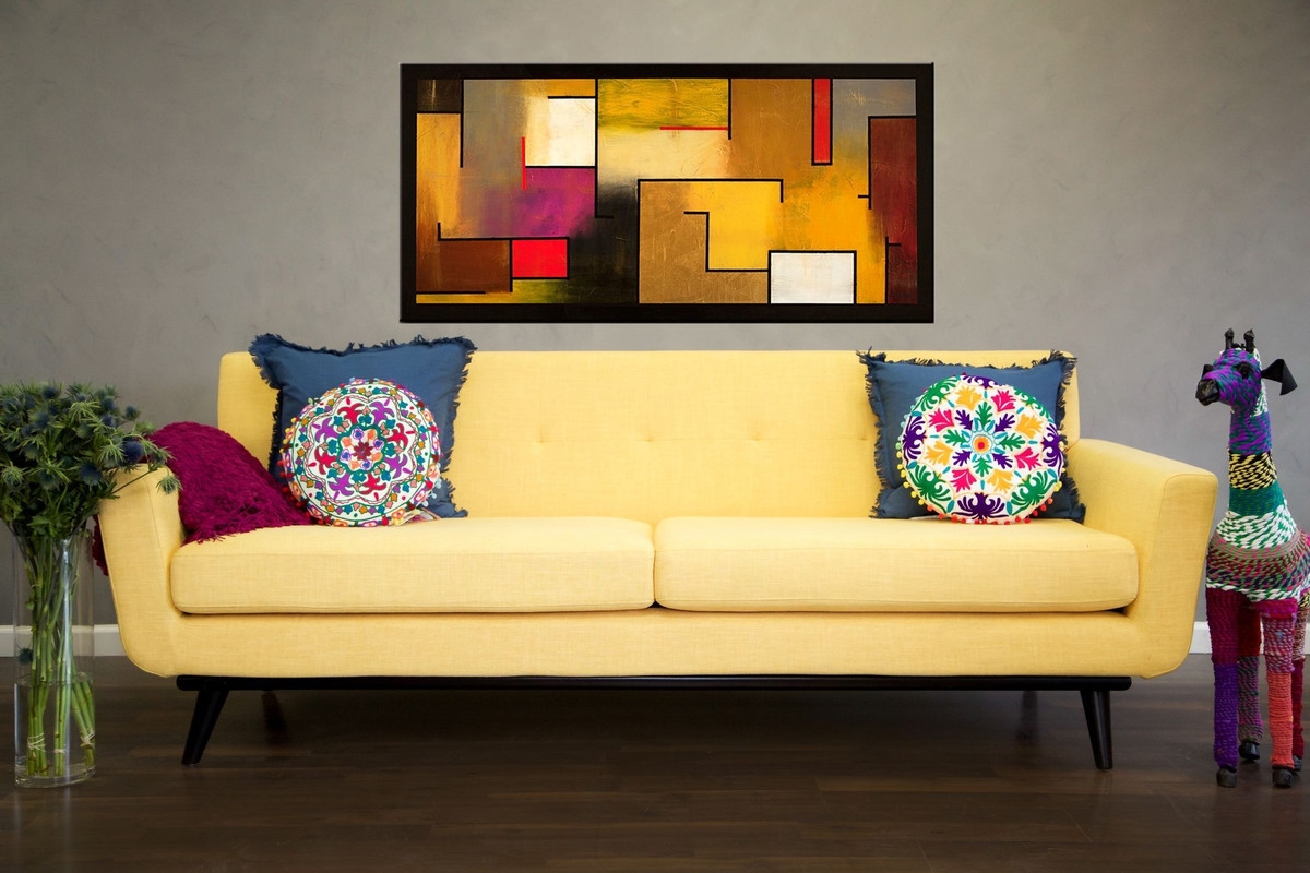 Sloane Sofa, Yellow Linen - Image 7