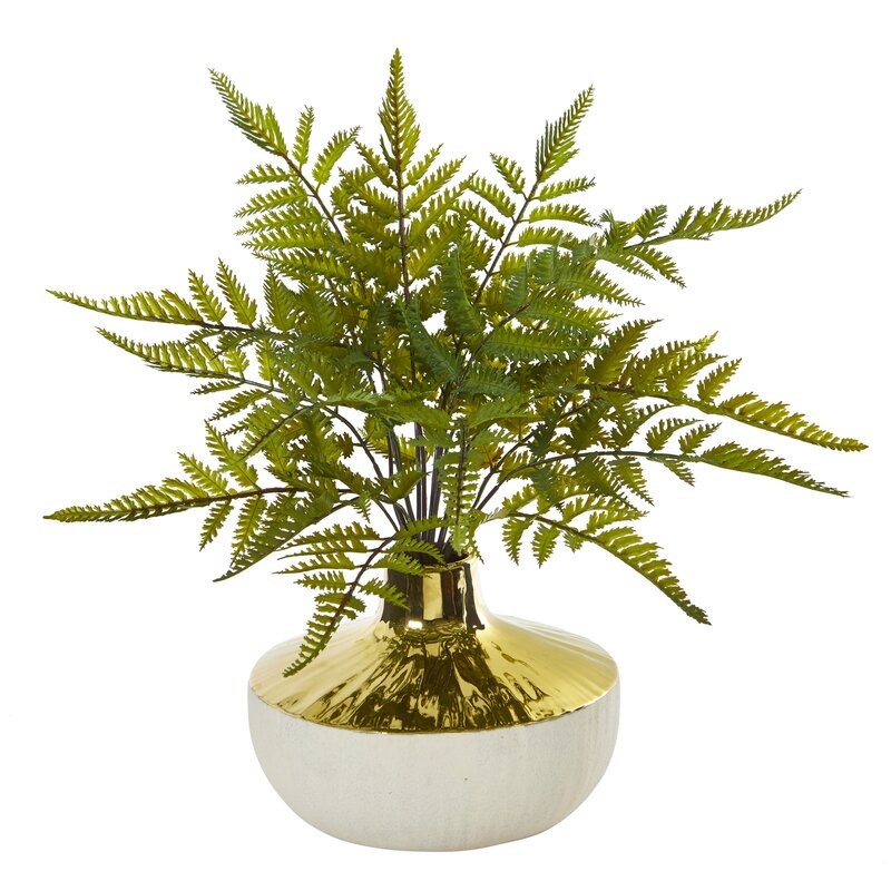 Artificial Fern Plant in Pot - Image 0