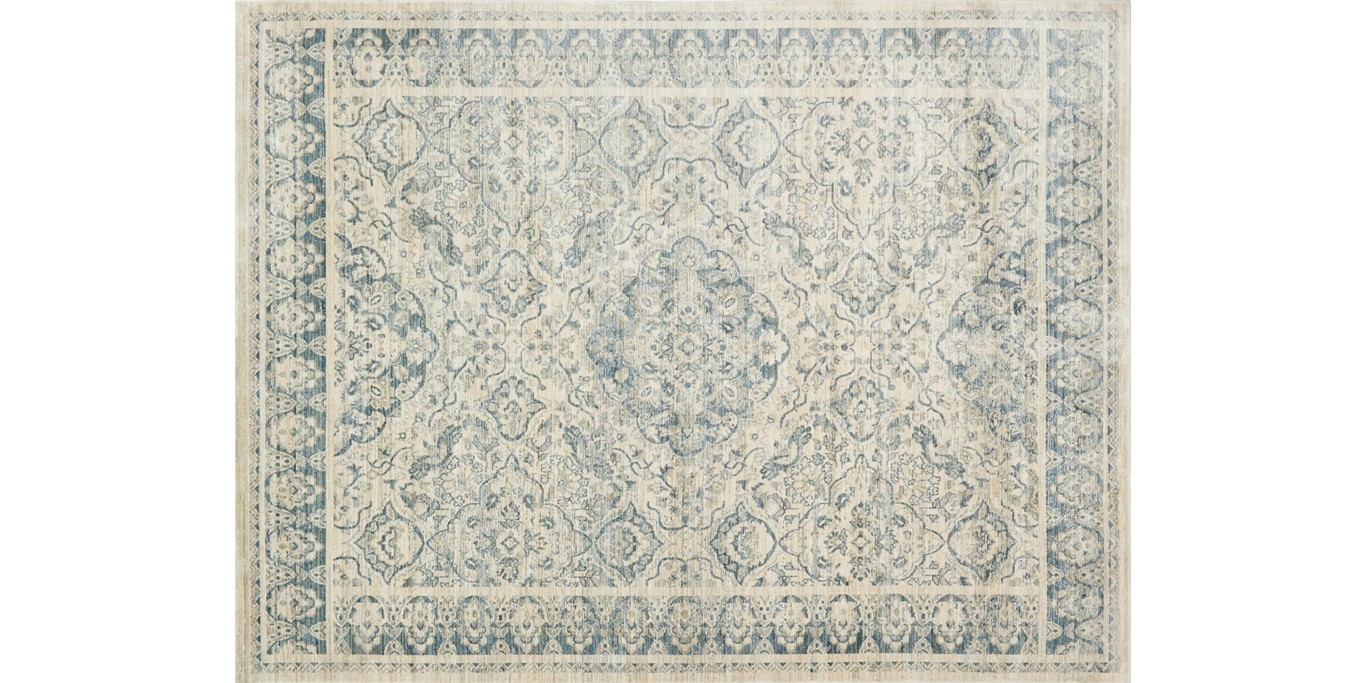 Trousdale Collection TX-02 ED IVORY / BLUE 9'3" X 13'-3" - Image 0