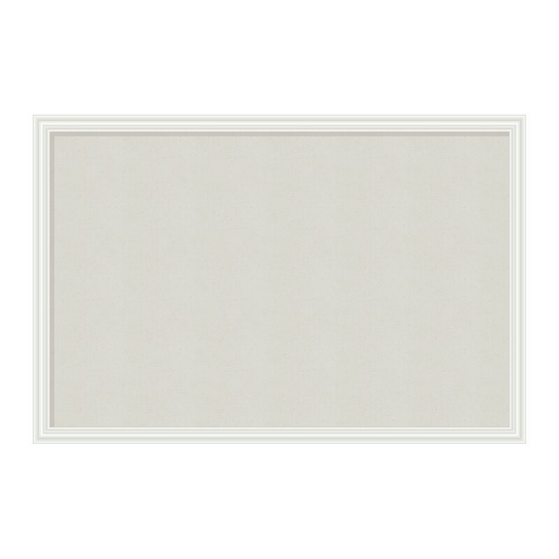 Linen Wall Mounted Bulletin Board 30" x 20" - Image 0