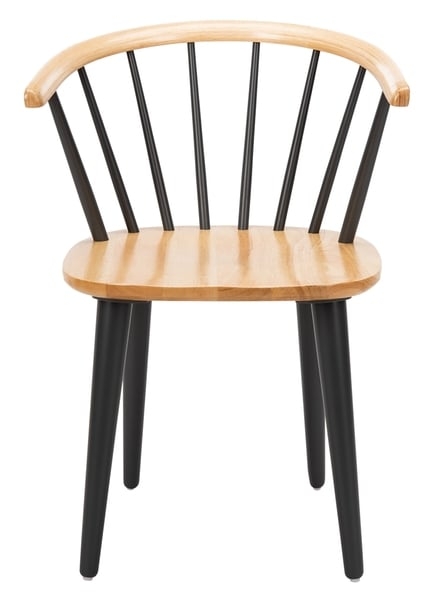 Blanchard 18''H Curved Spindle Side Chair (Set of 2) - Natural/Grey - Safavieh - Image 1