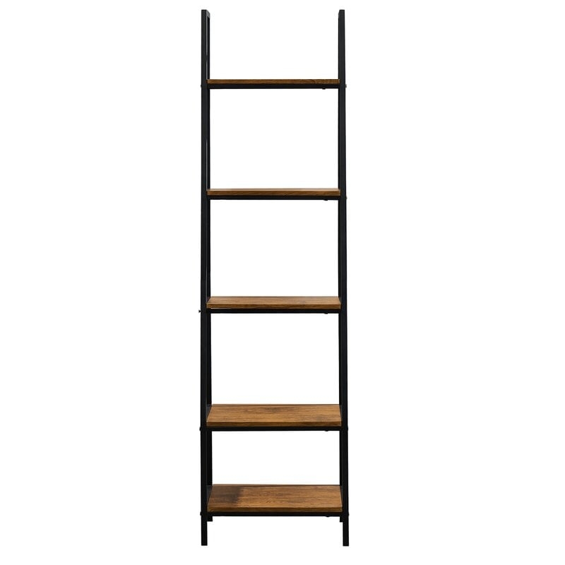 Elroy Ladder Bookcase, Brown - Image 0