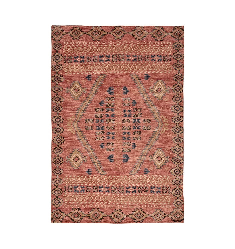 ADAIR HAND-KNOTTED RUG - RUST - 3' x 5' - Image 0