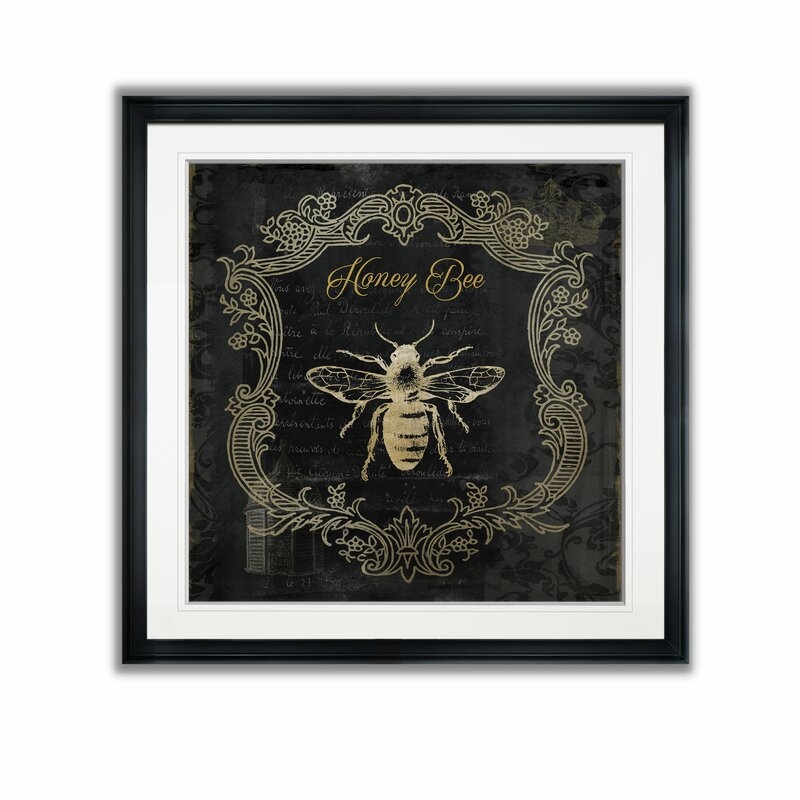 'Royal Honey Bee II' Graphic Art Print on Canvas - Image 0