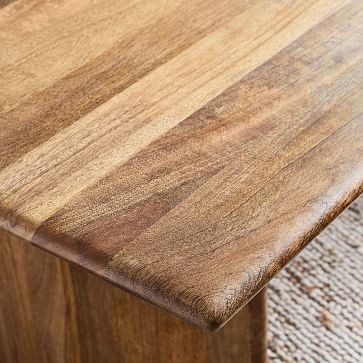Anton Solid Wood Dining Table, Burnt Wax, 72" - Image 3