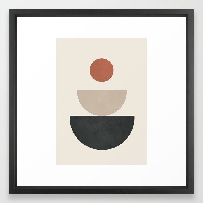 Geometric Modern Art 30 Framed Art Print - Image 0