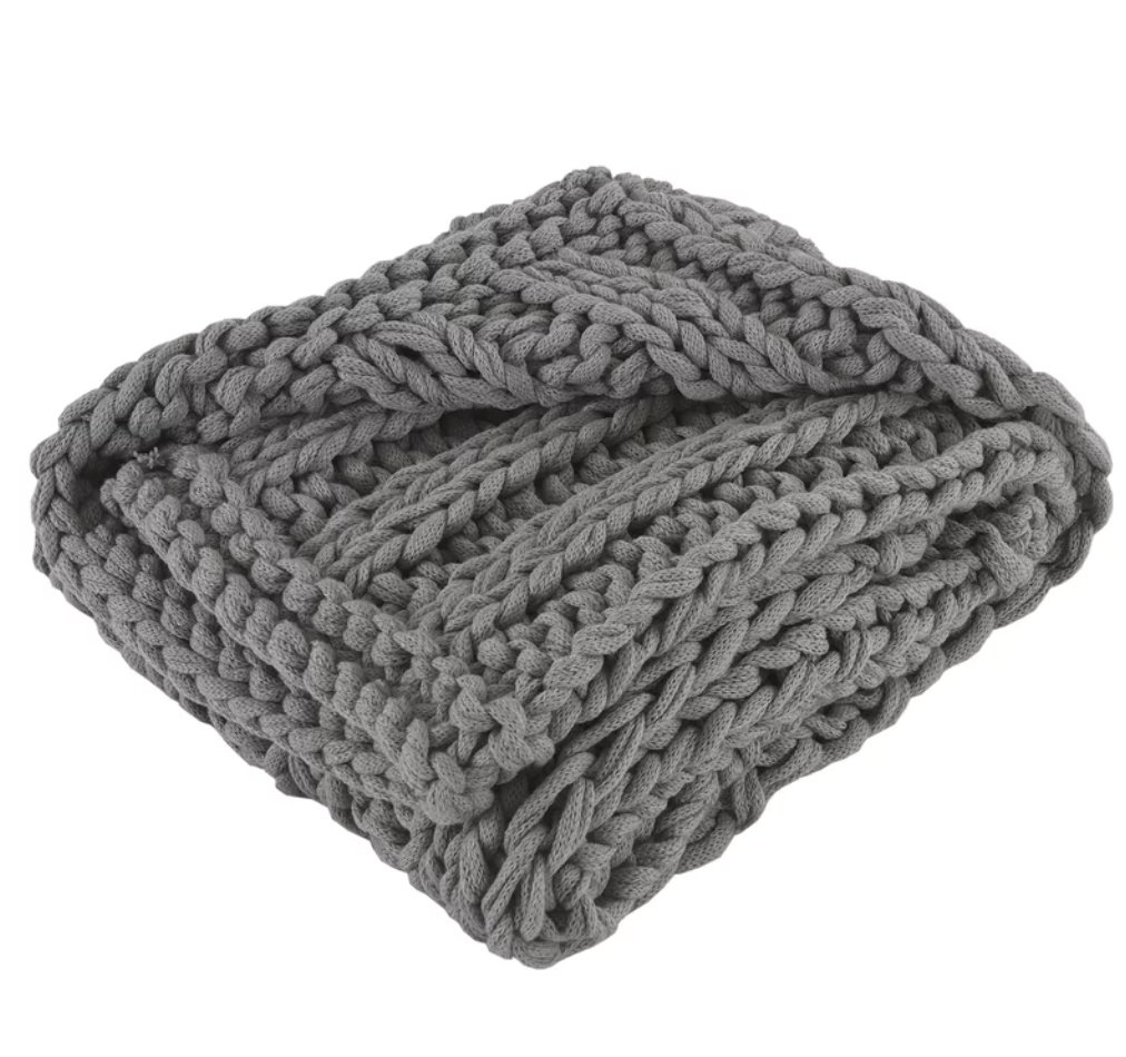Reinhold Chunky Knitted Throw - Image 1
