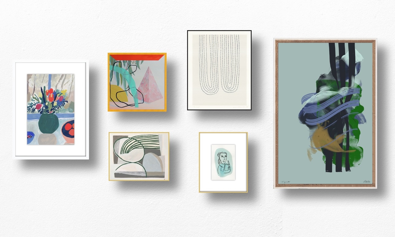 Custom Gallery Wall with Frames - "Light and Airy" - Image 0