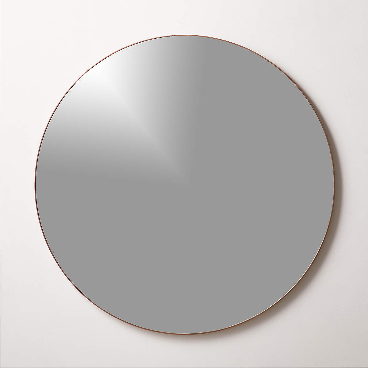 Infinity Round Walnut Mirror 36" - Image 0