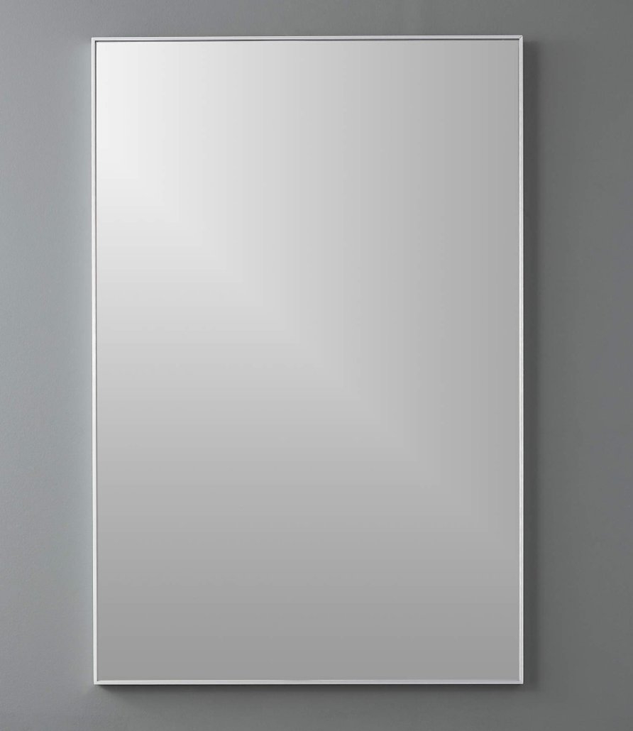 infinity silver rectangle mirror 24"x36" - Image 0