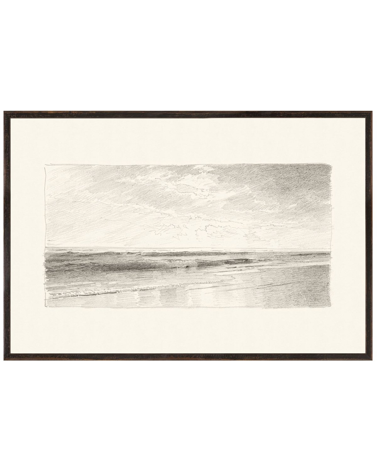 Melancholy Sea, Wall Art, 31" x 21" - Image 0