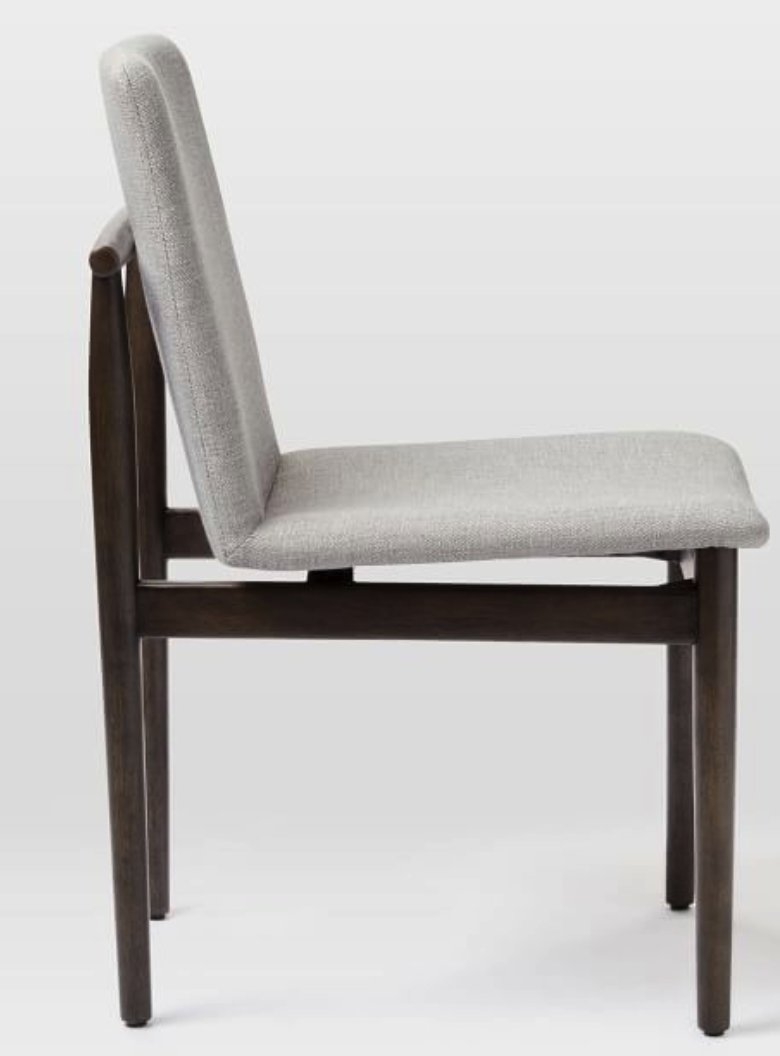 Framework upholstered dining chair - Image 1