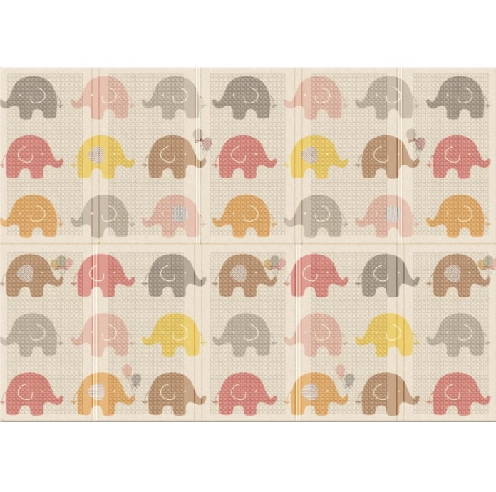 Little Elephant Baby Soft Plastic Playmat - Image 1