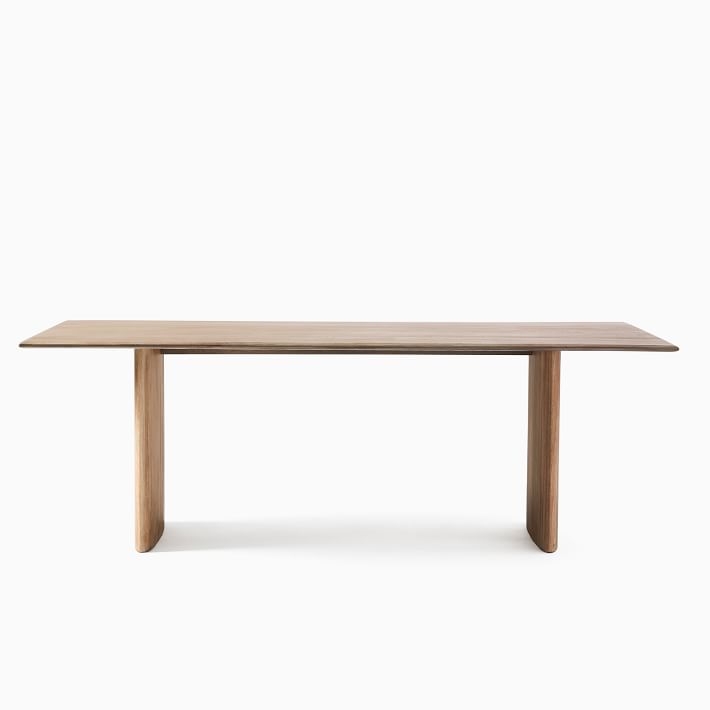 Anton Table, Cerused White, 72" - Image 0