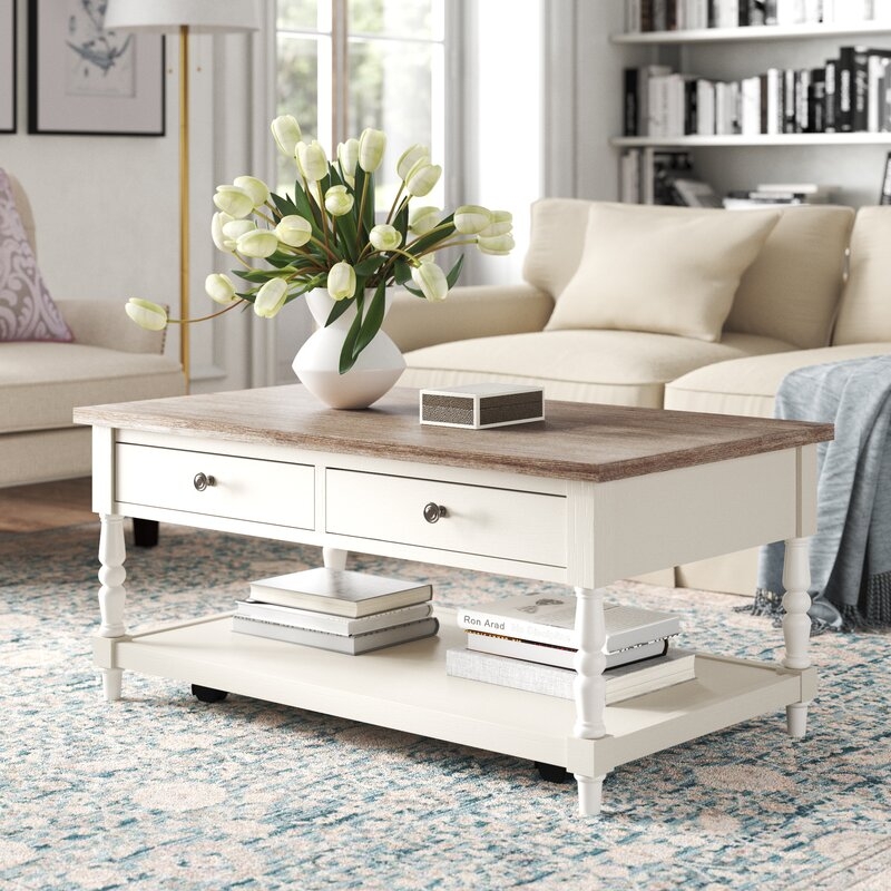 Belfort Coffee Table with Storage - Image 1