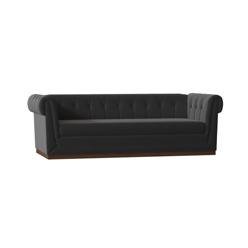 Claudio Chesterfield 96" Rolled Arm Sofa - Image 0