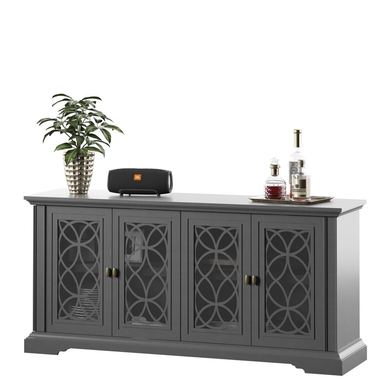 Adonay TV Stand for TVs up to 55" - Antique Gray - Image 1