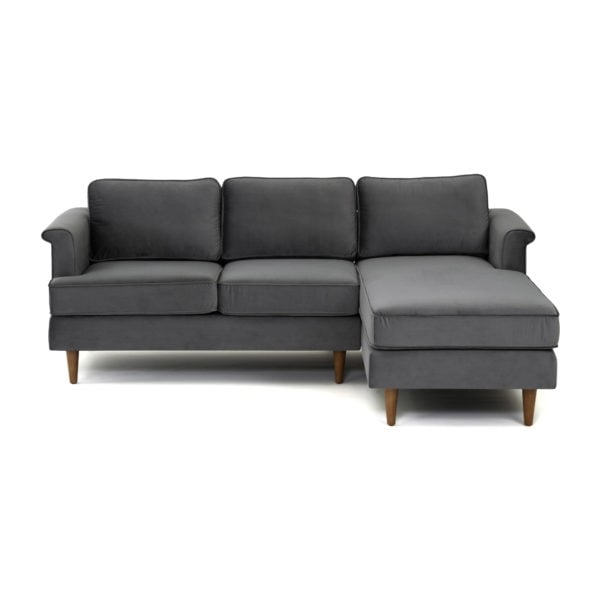 Bea Grey Velvet Sofa - Image 0