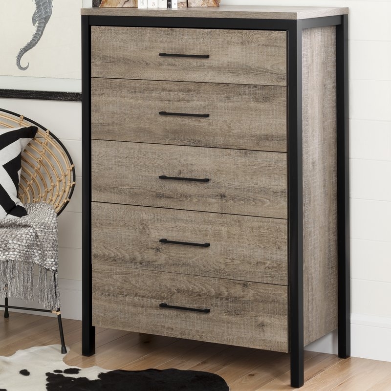 Munich 5 Drawer Chest;Back in Stock Oct 5, 2020. - Image 1