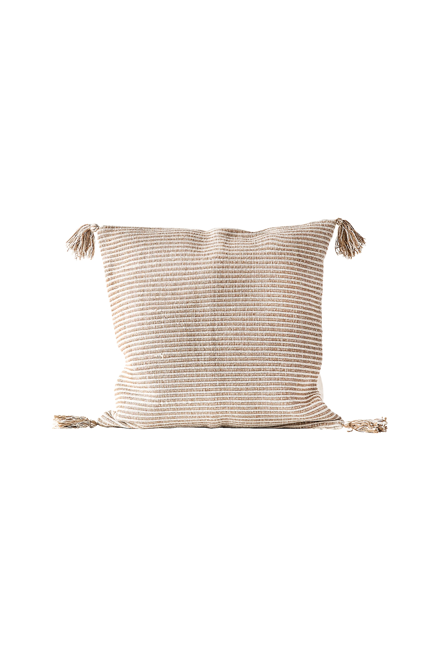 Stafford Striped Pillows, Neutrals, 24" x 24", Set of 2 - Image 2
