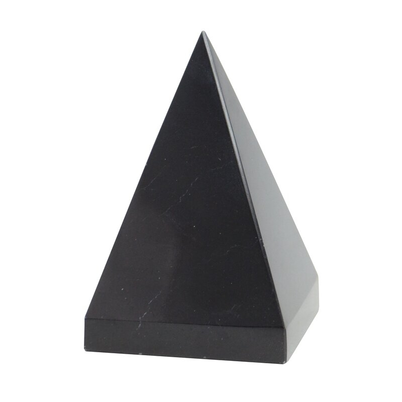 Polished Marble Keepsake Pyramid Sculpture - Image 0