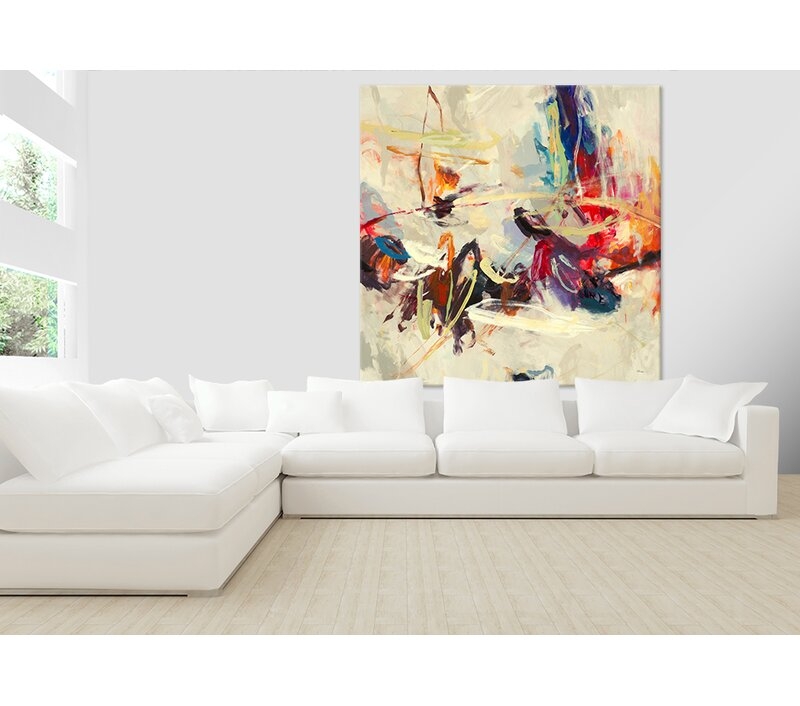 'Positive Energy III' by Randy Hibberd - Wrapped Canvas Painting Print - Image 1
