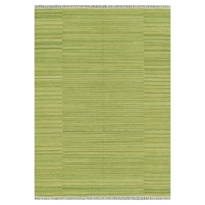 Barret Hand-Woven Green Area Rug - Green - Image 0